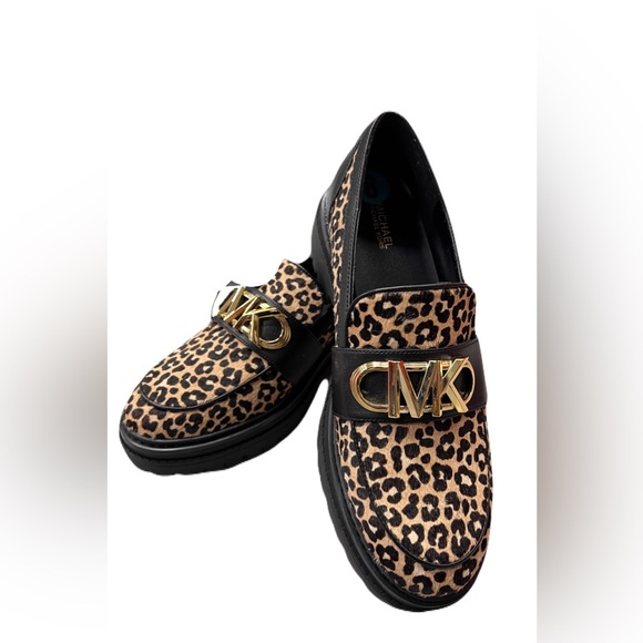 Imported Michael kors Leopard Print Calf Hair Loafer - Picture 3 of 7